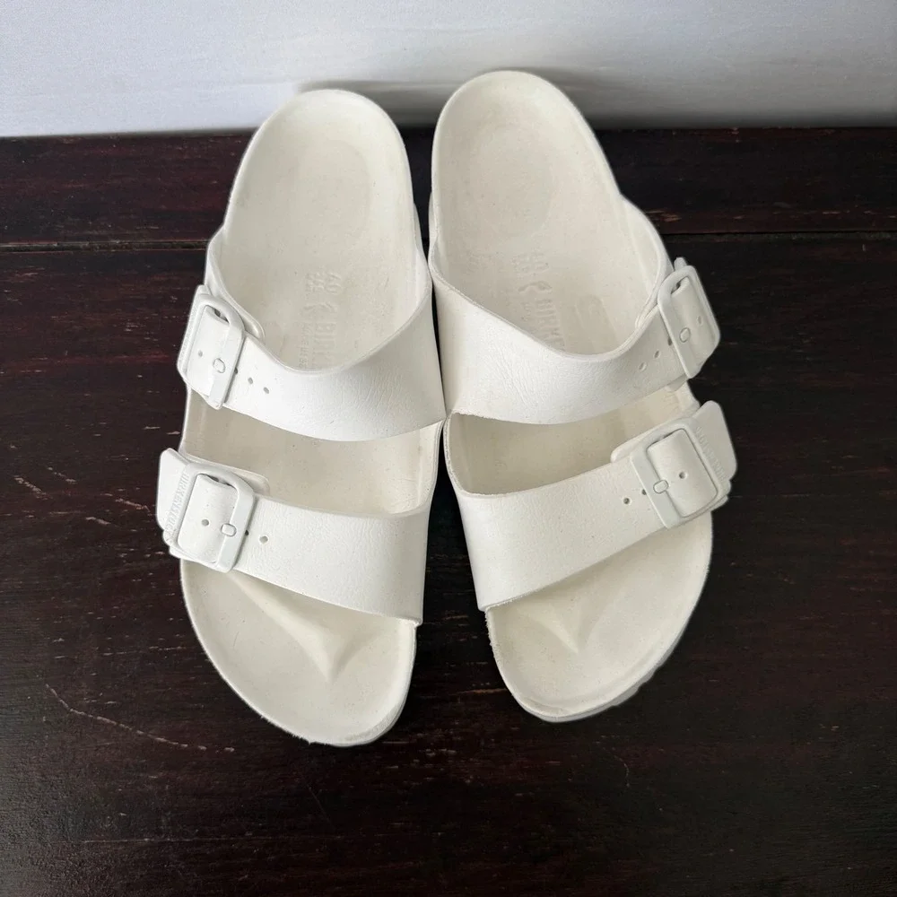 Birkenstock Sandals Arizona EVA Waterproof White Size 40 M7 W9
